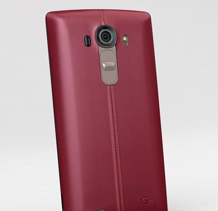 LG G4 Kırmızı Gerçek Deri Akıllı Telefon